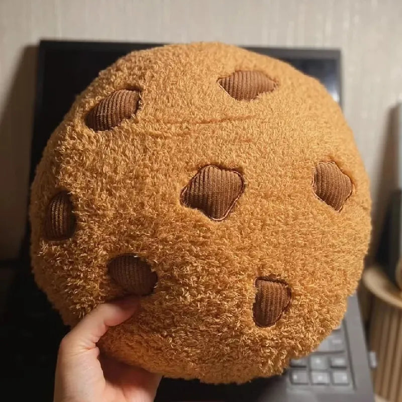 Chocolate Chip Cookie Plushie Pillow