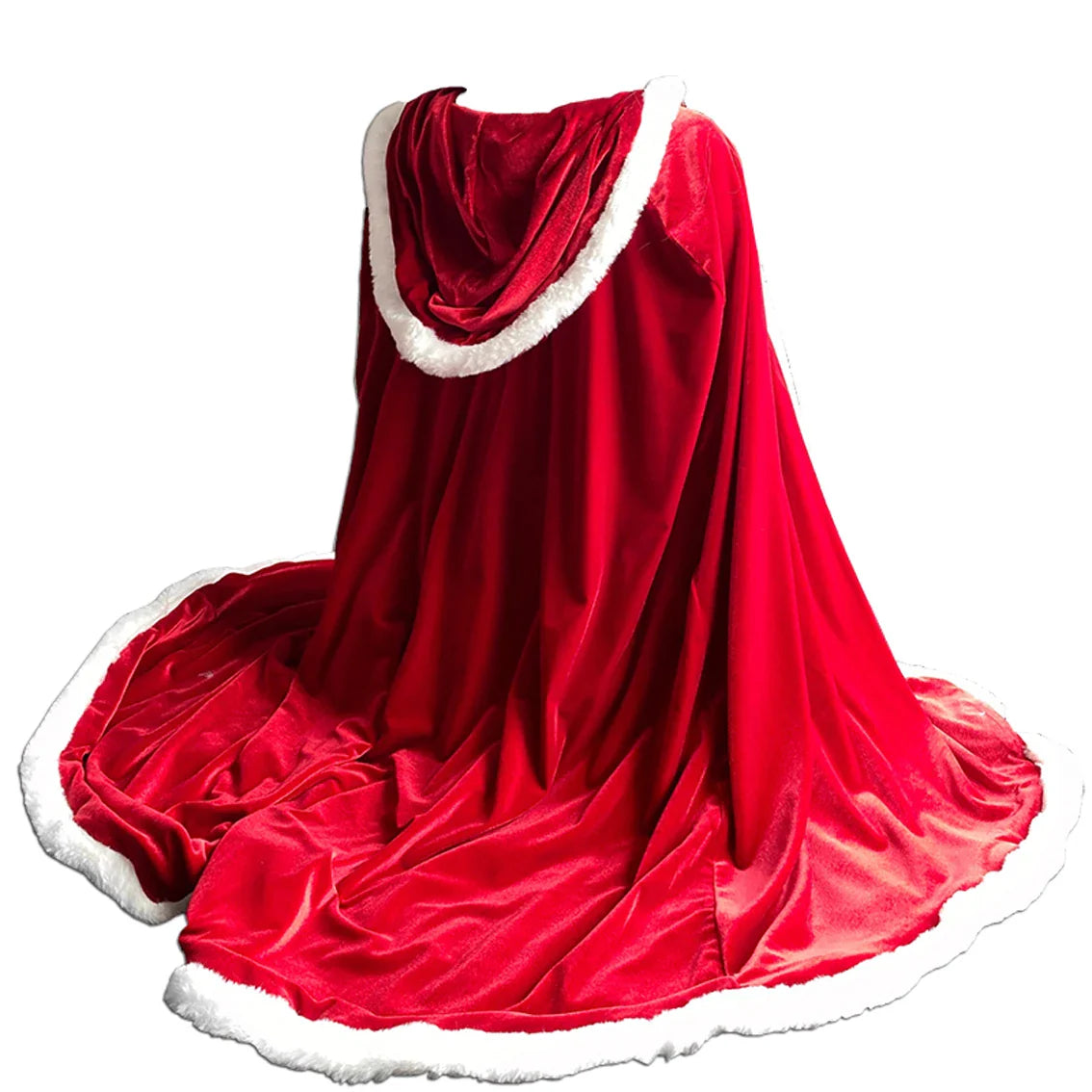 Mrs. Claus Hooded Cloak