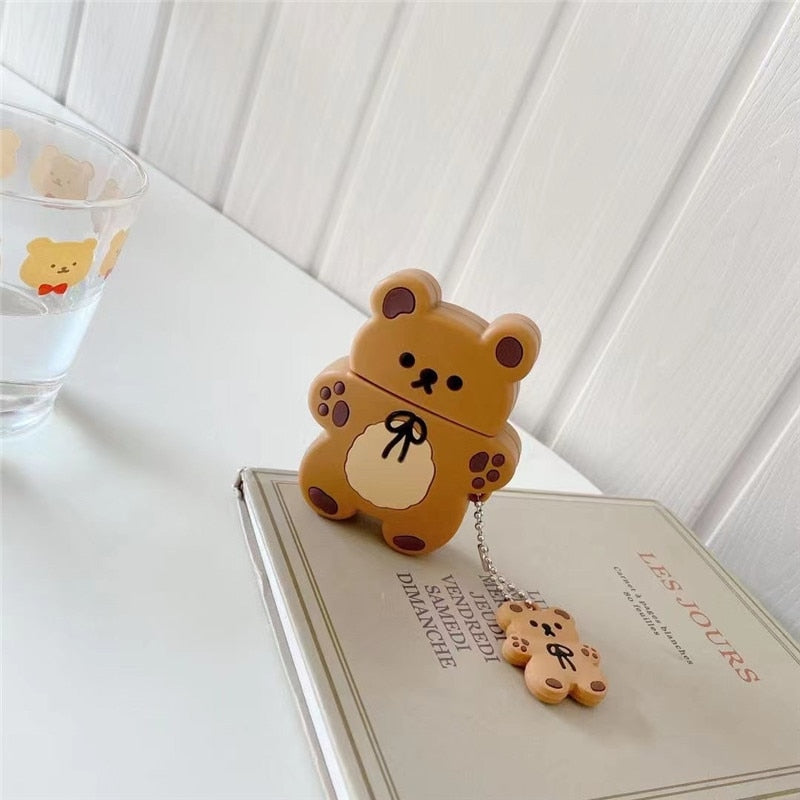 Bear Cookie Airpods Case