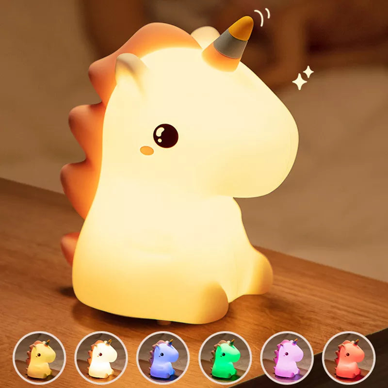 Cute Unicorn LED Night Light