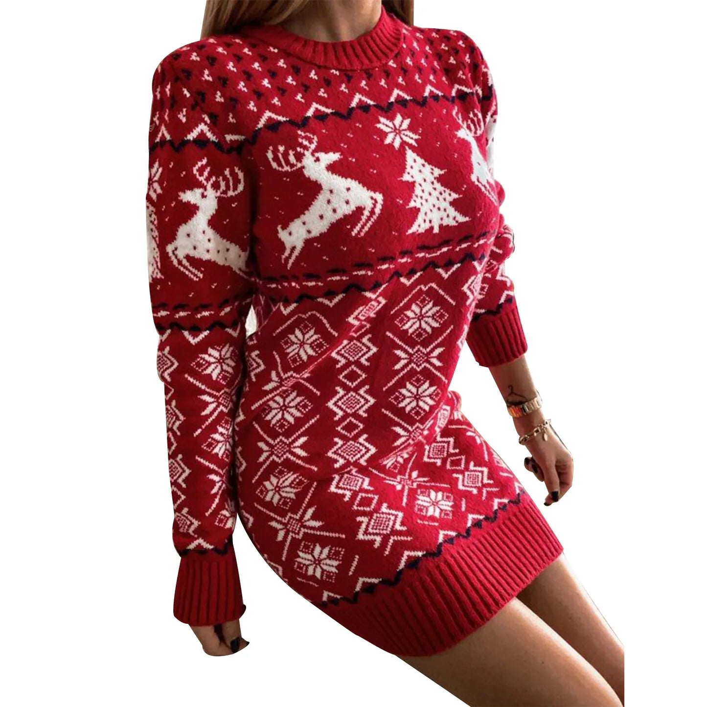 Christmas Sweater Dress