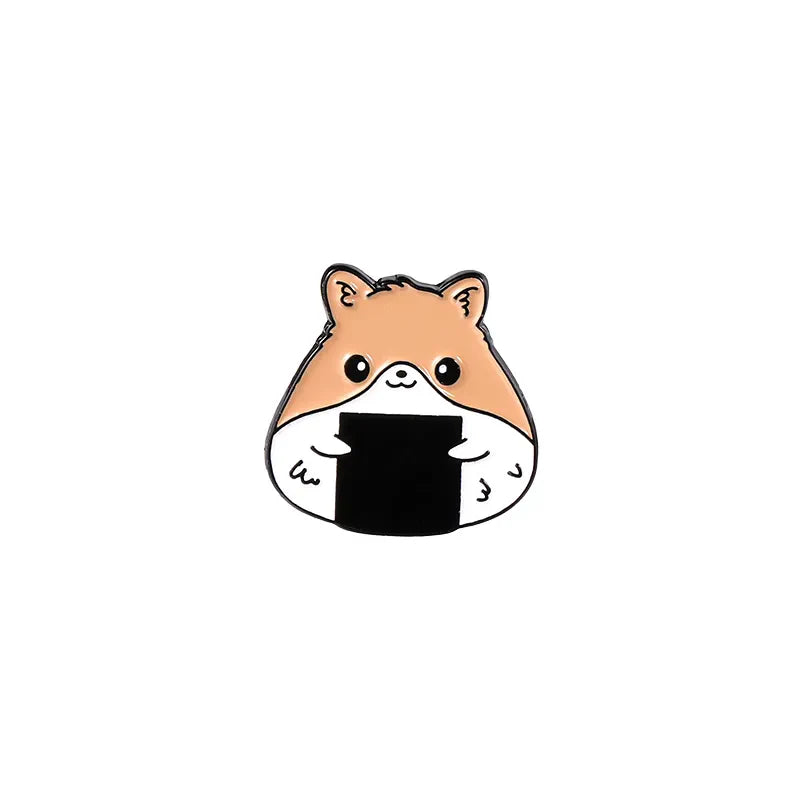 Sushi Animal Enamel Pins