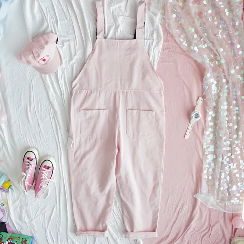 Strawberry Romper Overalls