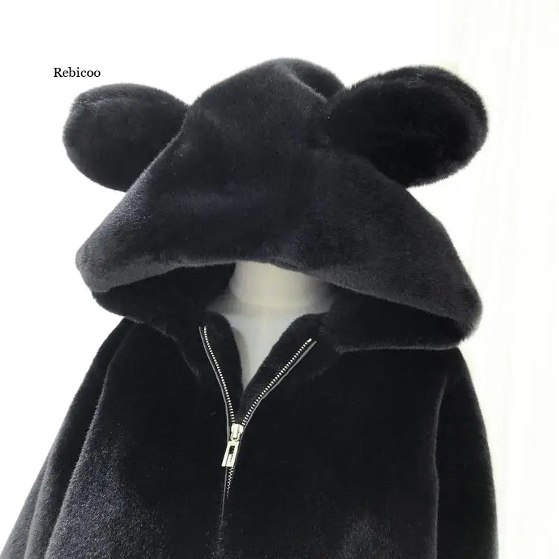 Cute Bear Hooded Coat