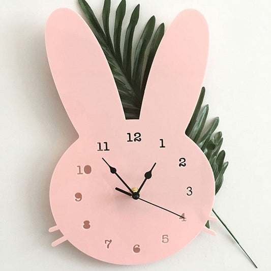 Bunny Shaped Wall Clock