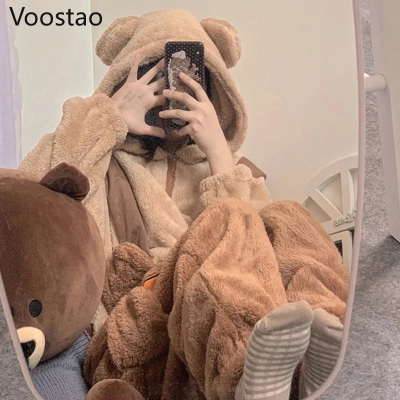 Teddy Bear Hooded Onesie