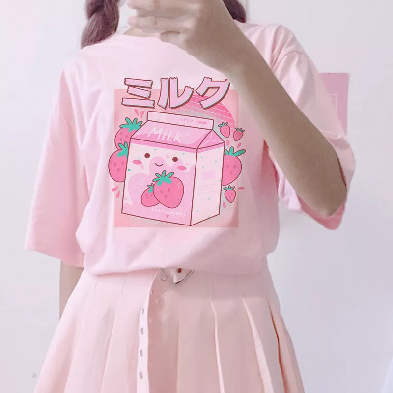 Japanese Strawberry Milk T-Shirt