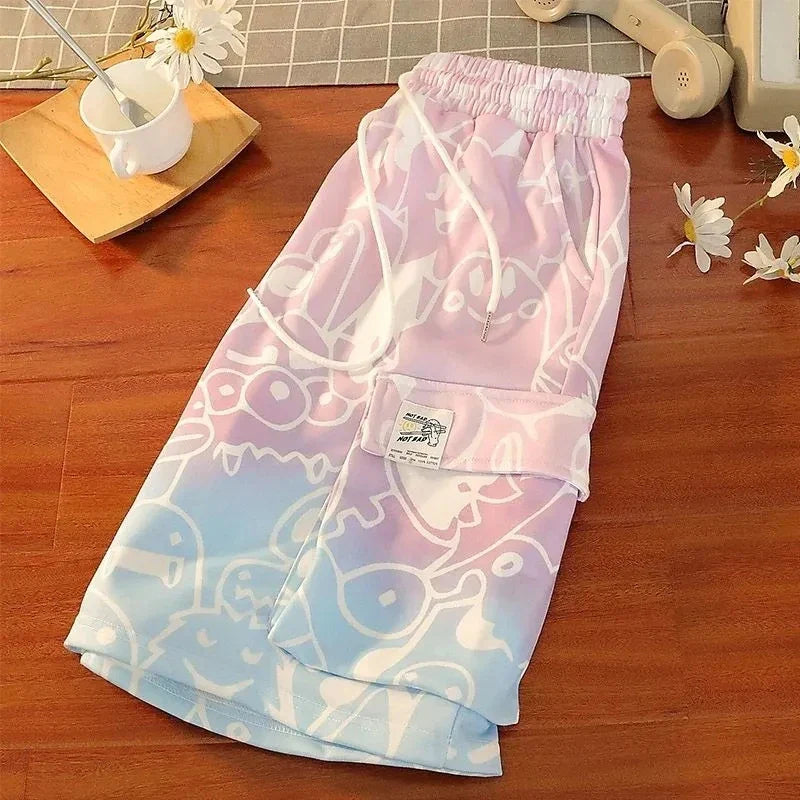 Pastel Harajuku Monster Shorts