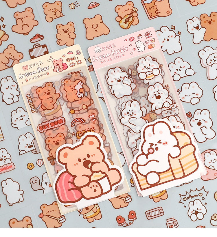 Bunny and Bear Stickers