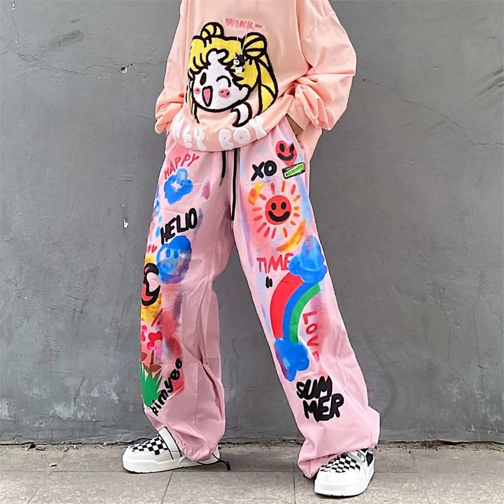 Harajuku Graffiti Pants