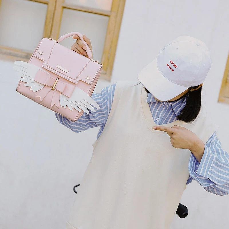 Pink Angel Wings Bag