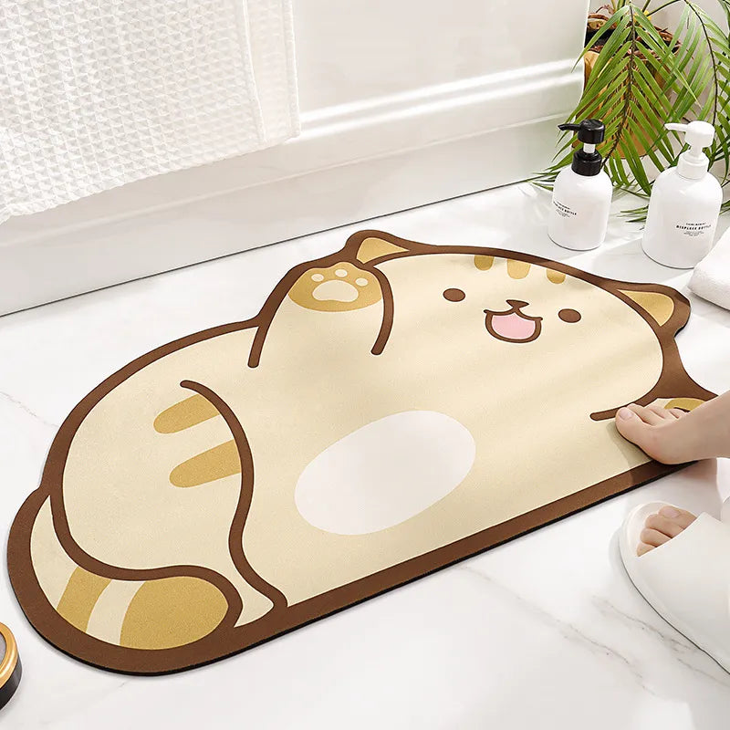 Neko Cat Bath Mat