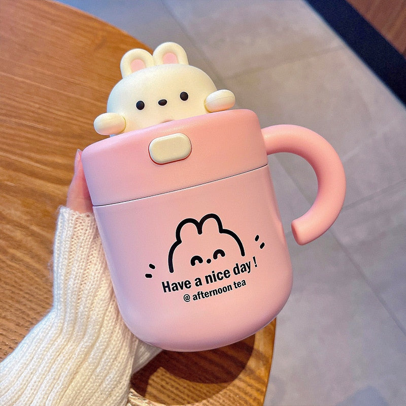 Bear & Bunny Thermos Mug