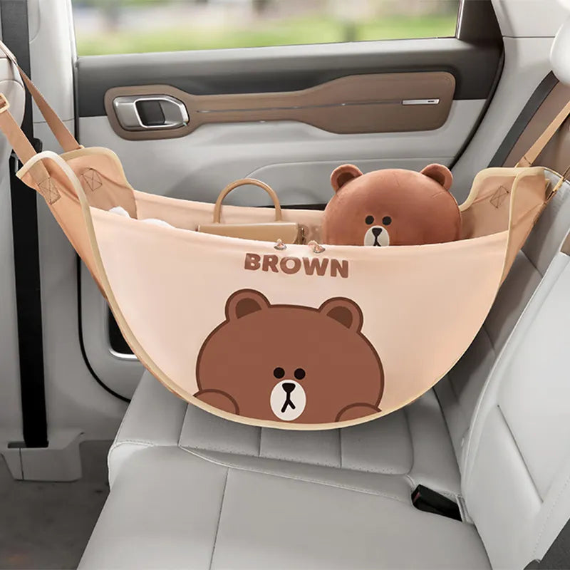 Brown Bear Car Seat Storage Bag