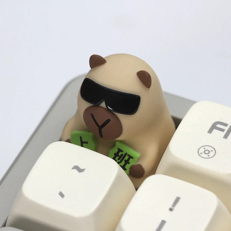 Capybara Keyboard Key Caps