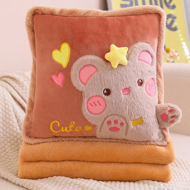 Kawaii Pillow + Blanket Combo