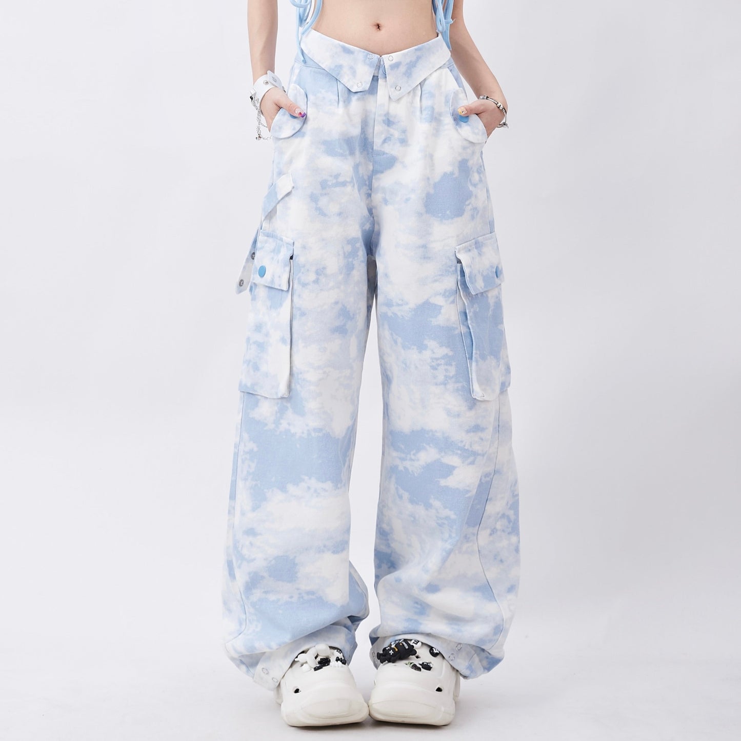 Pastel Camouflage Cargo Pants