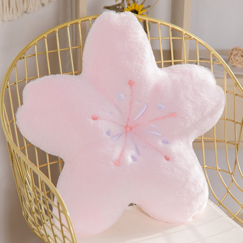 Cherry Blossom Plushie Pillow