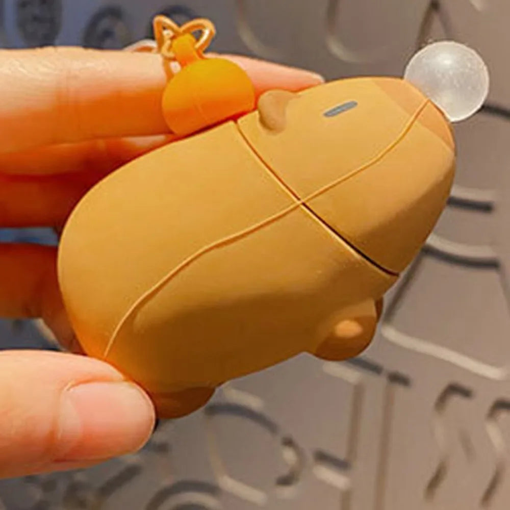 Capybara Squeeze Toy Keychain