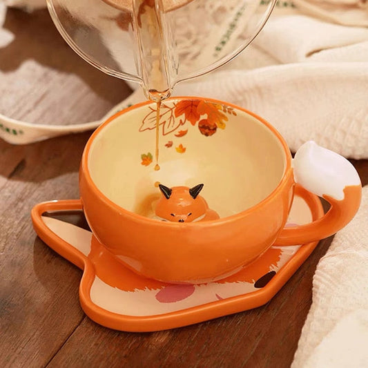 Autumn Kitsune Mug