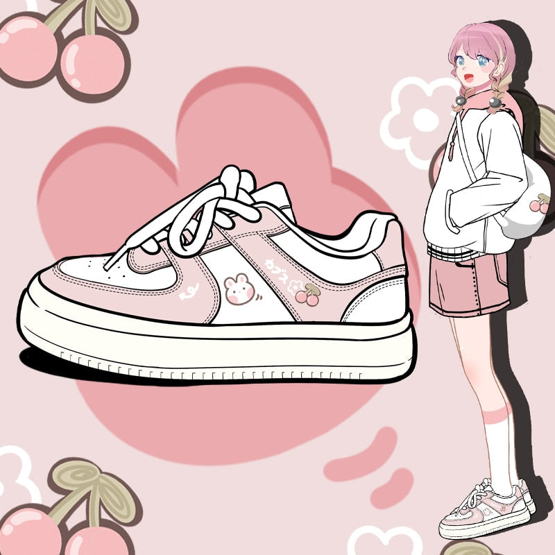 Cherry Bunny Sneakers