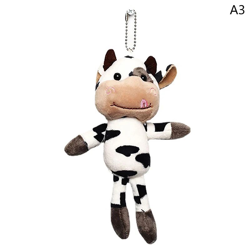 Cow Plush Pendant Keychain