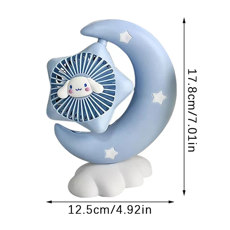 Sanrio Moon Desk Fan