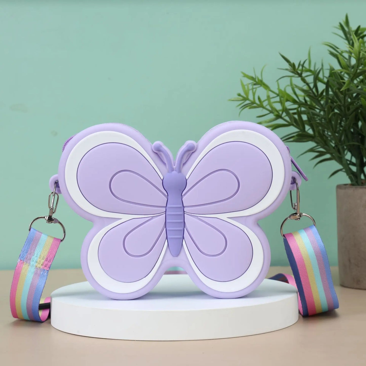 Children's Silicone Butterfly Shoulder Bags