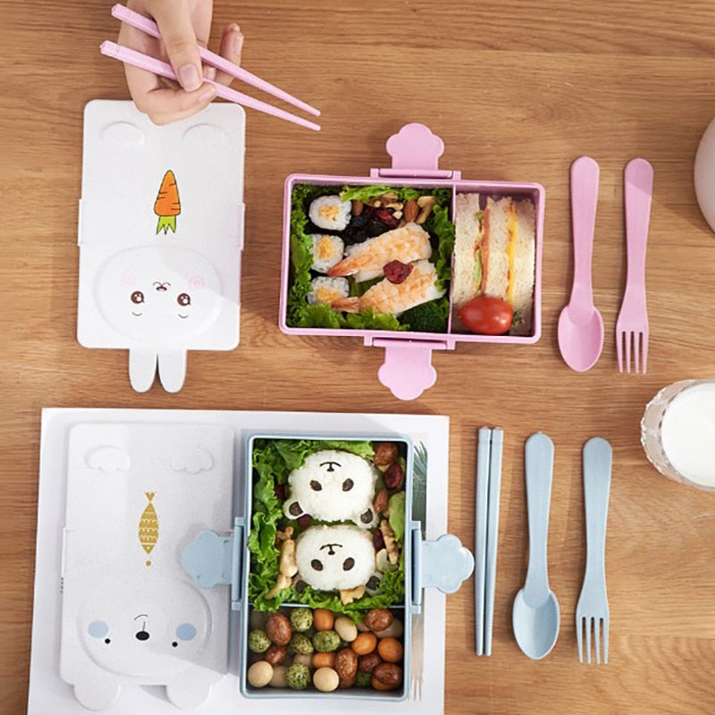 Bunny and Bear Bento Boxes