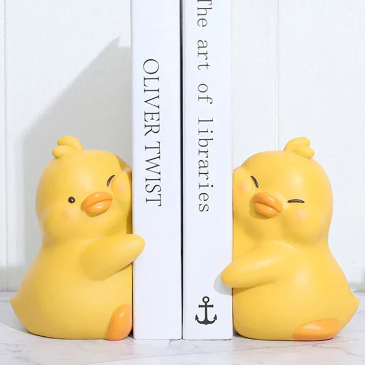 Adorable Duck Book Ends