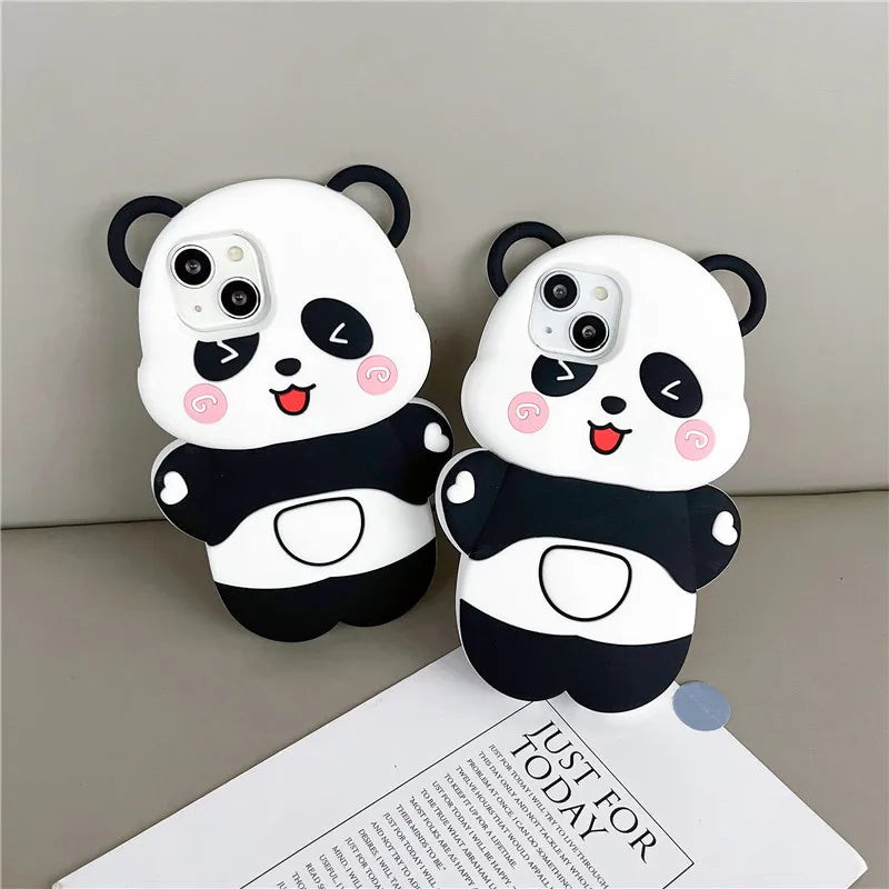 Cute Panda iPhone Case