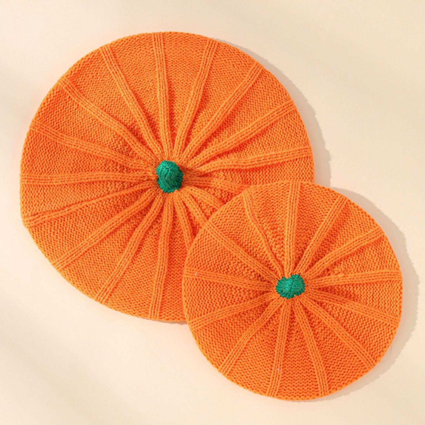 Pumpkin Beret Hat