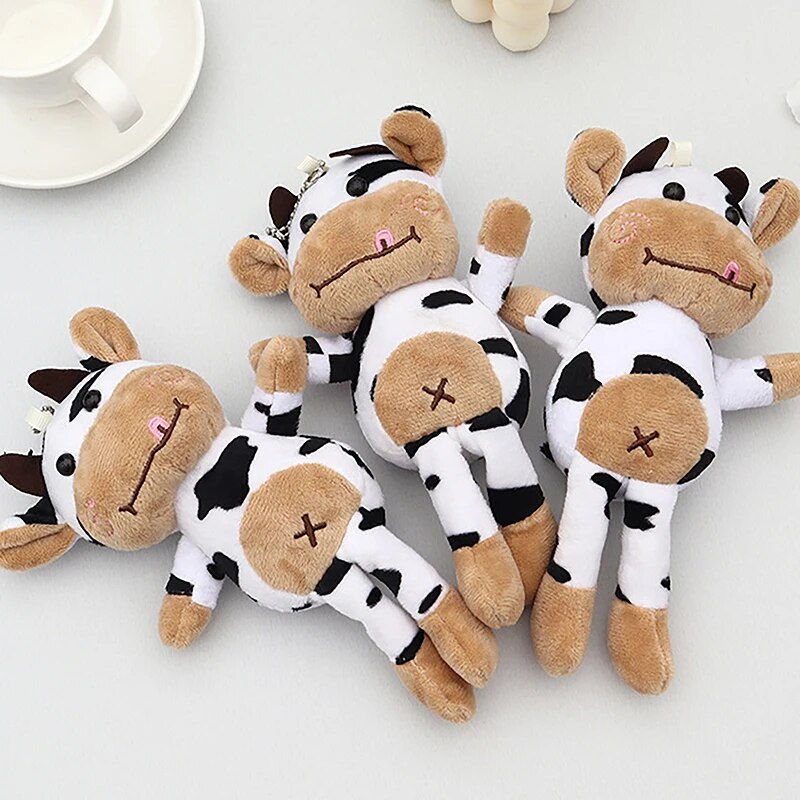 Cow Plush Pendant Keychain