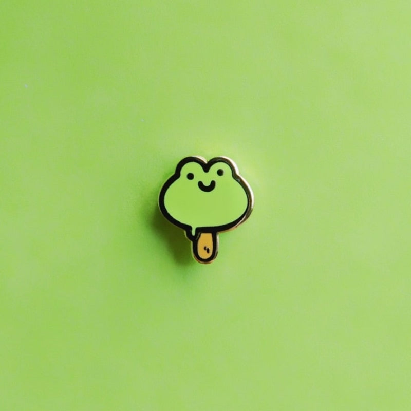 Happy Frog Enamel Pins