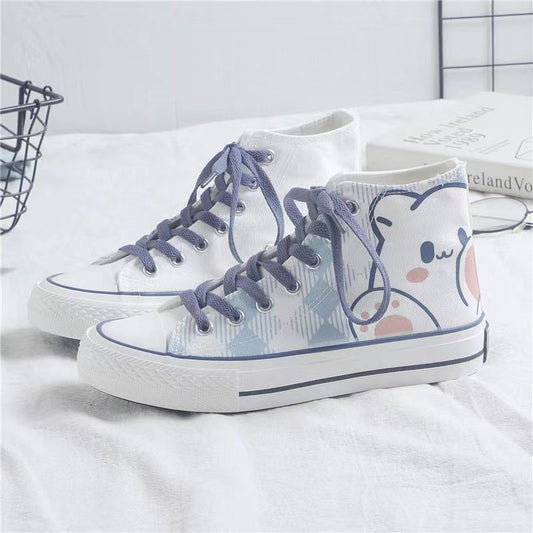 Bear Print High Tops