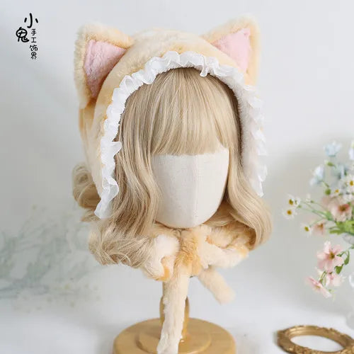 Cat Ears Bonnet