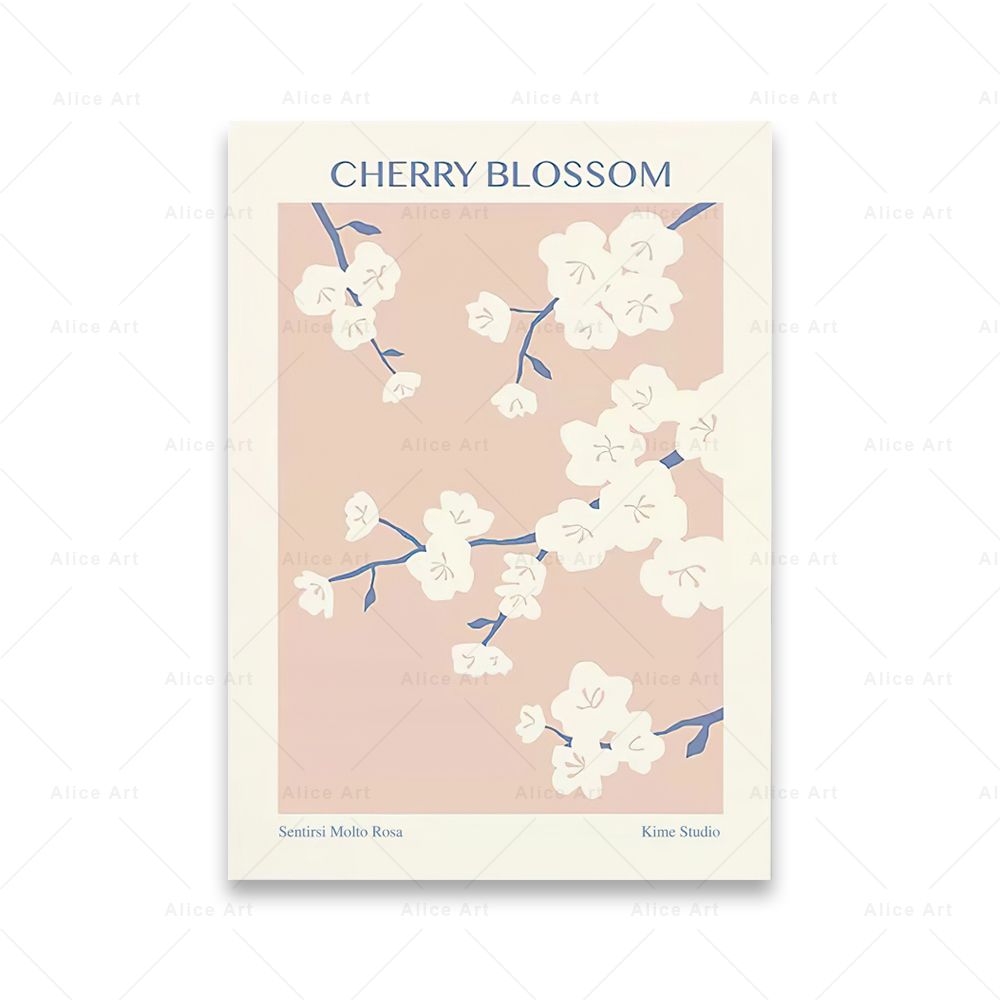 Cherry Blossom Canvas Posters