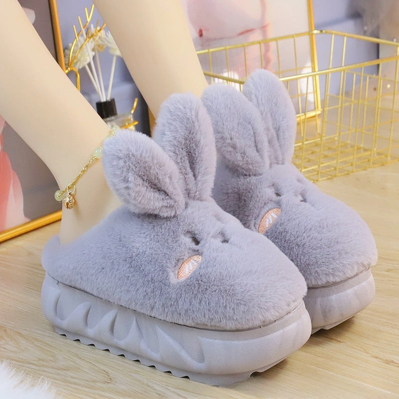 Plush Bunny Platform Slides