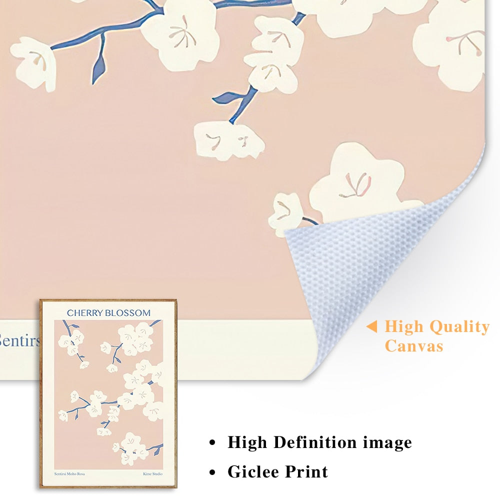 Cherry Blossom Canvas Posters