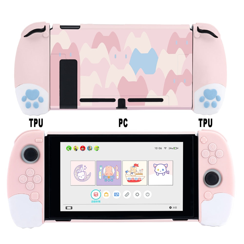 Cat Paw Nintendo Switch Case