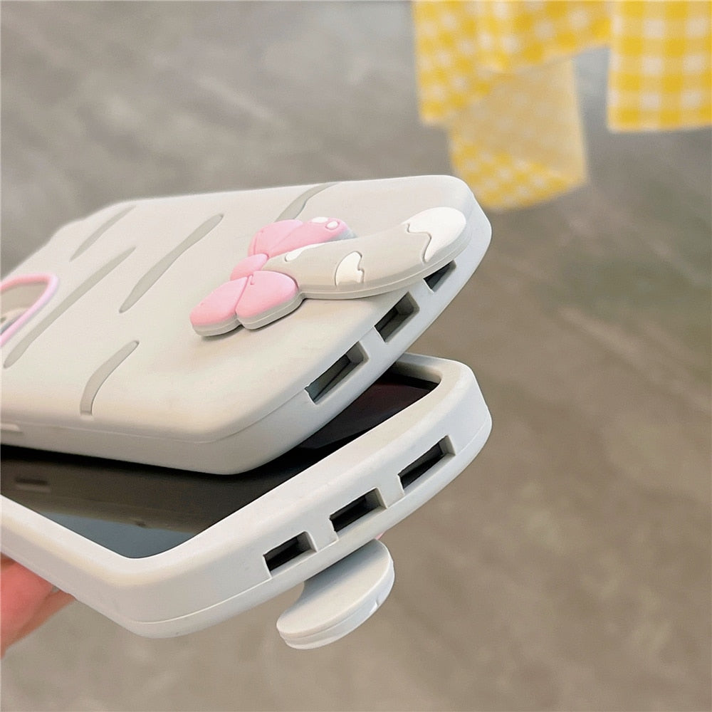 Bow Tail Cat iPhone Case