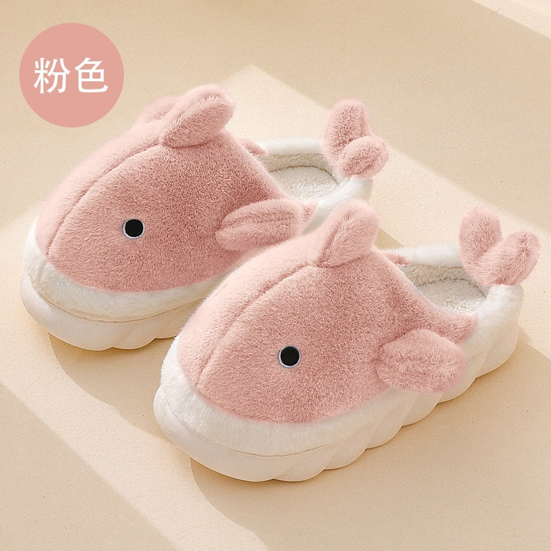 Fluffy Shark Slippers