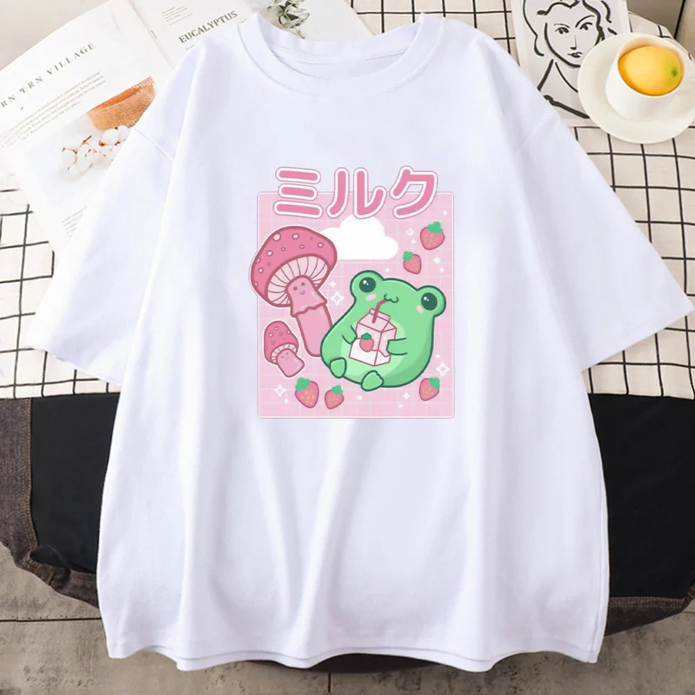 Strawberry Mushroom Frog T-Shirt