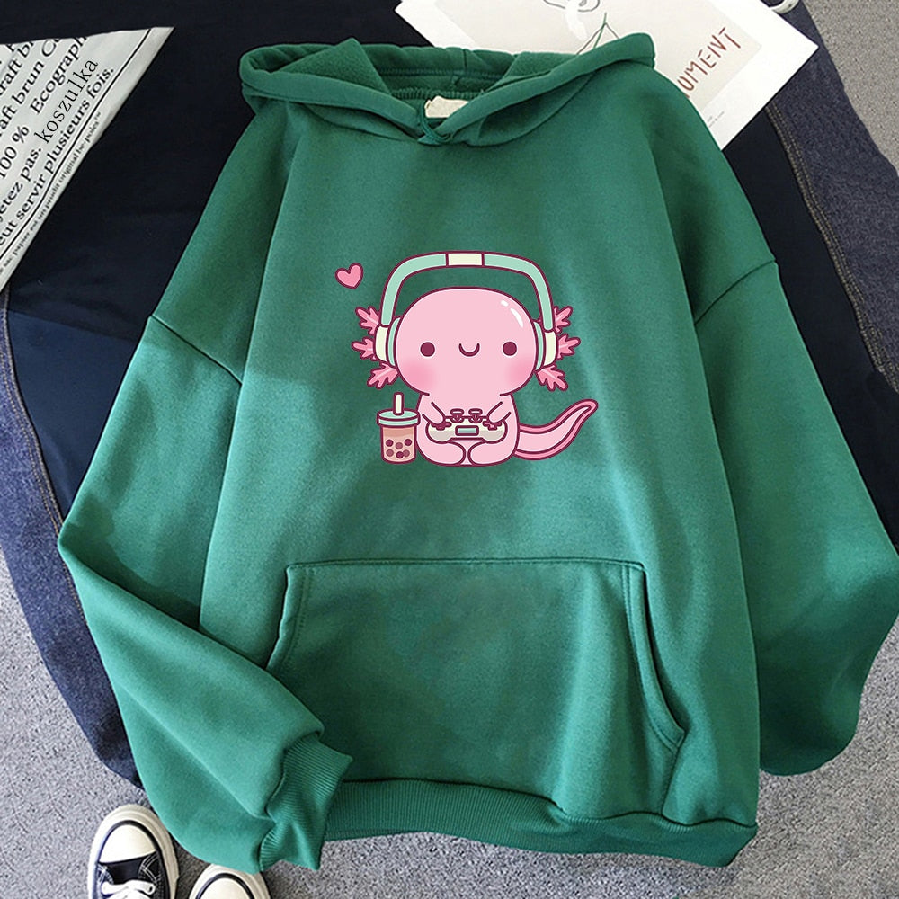 Axolotl Gamer Hoodie