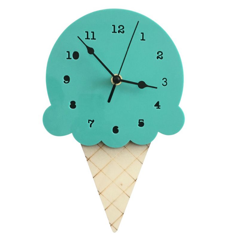 Ice Cream Cone Wall Clock