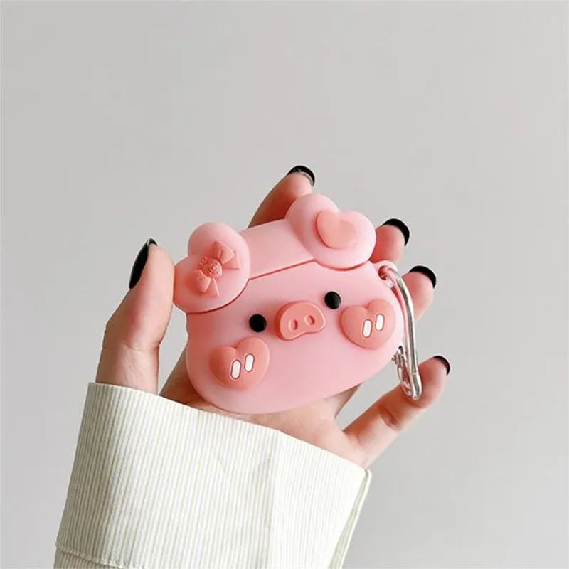 Cute Pig AirPods Case