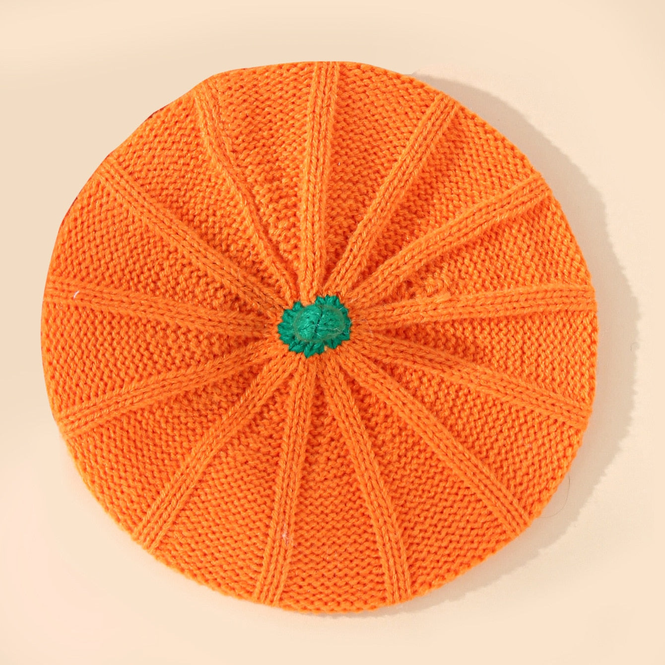 Pumpkin Beret Hat