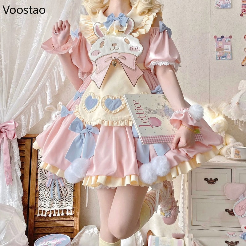 Sweet Lolita Bunny Party Dress