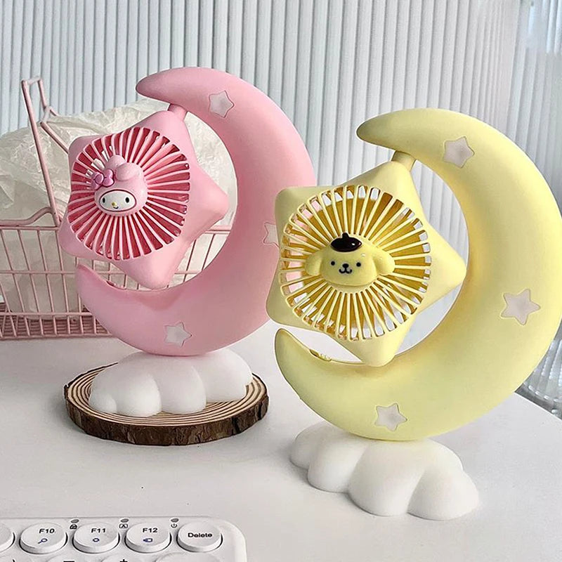 Sanrio Moon Desk Fan