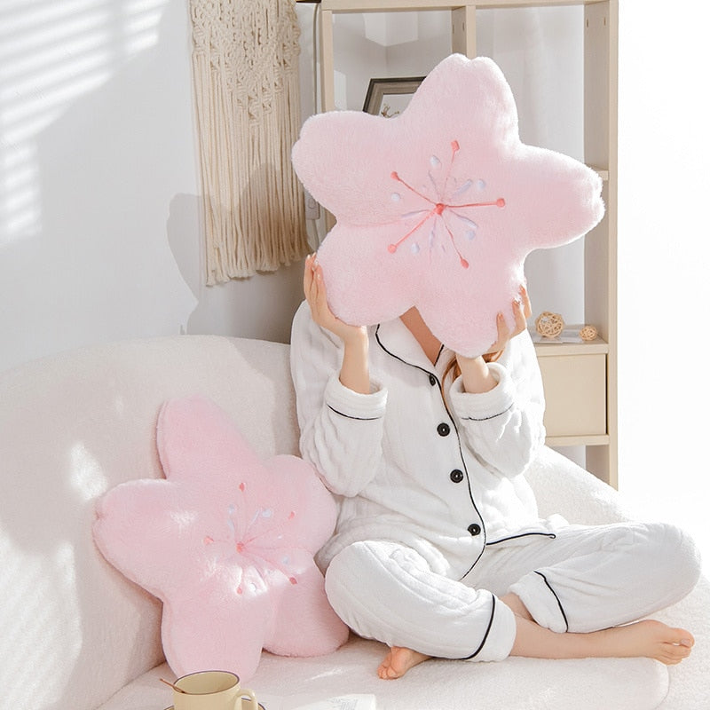 Cherry Blossom Plushie Pillow